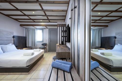 Katil atau katil-katil dalam bilik di Palladium hotel