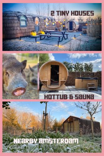 Foto Bed & Wellness Pigs and Pillows with private hottub and sauna and tandembike rental included in price near Amsterdam 1