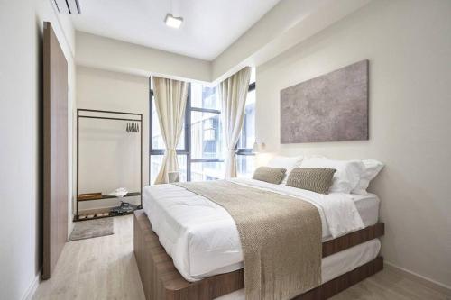 Katil atau katil-katil dalam bilik di Zen Leisure House @mount austin tebrau Ikea