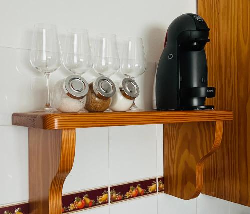 Nápoje v ubytování Casa Loli Caleta Caballo