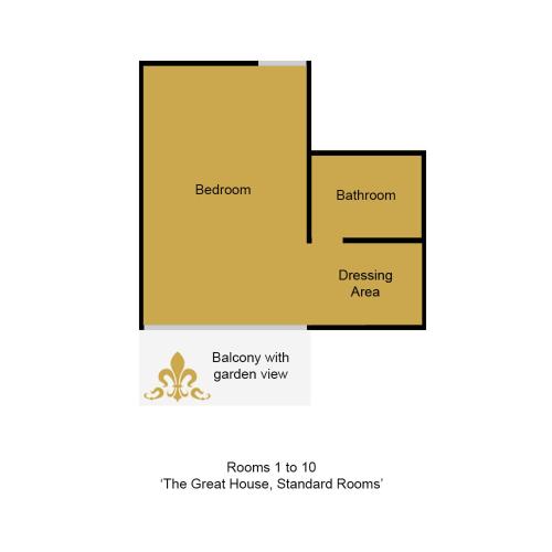 a block diagram of the different floors of a building at Frenchman's Cove Resort in Port Antonio