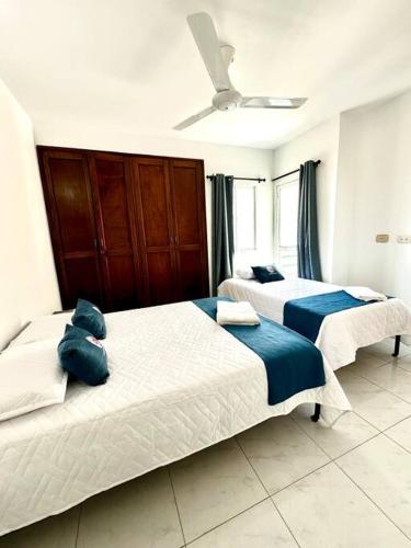 Postel nebo postele na pokoji v ubytování Loft en Montería, wifi, park, AA