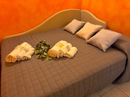 Ένα ή περισσότερα κρεβάτια σε δωμάτιο στο Residence Summer Dream