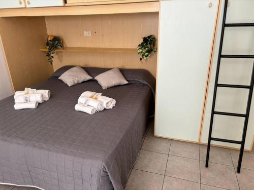 Ένα ή περισσότερα κρεβάτια σε δωμάτιο στο Residence Summer Dream