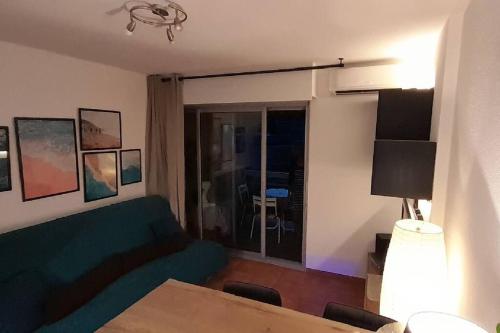 Χώρος καθιστικού στο Studio 4 pers coeur du Lavandou