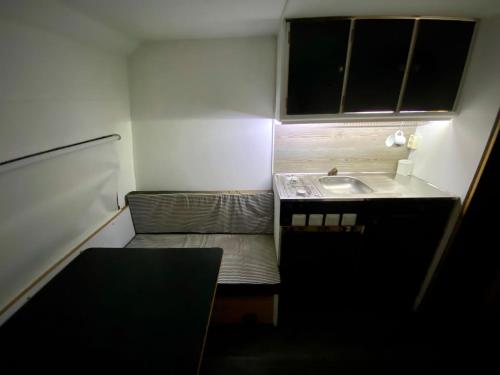 Posezení v ubytování Garden Caravan