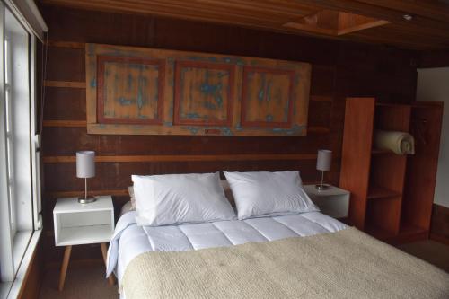 Ein Bett oder Betten in einem Zimmer der Unterkunft Estación Hostel