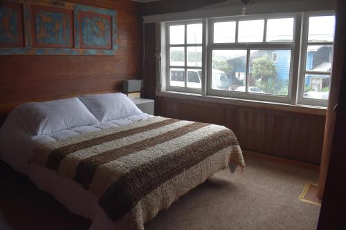 Ein Bett oder Betten in einem Zimmer der Unterkunft Estación Hostel
