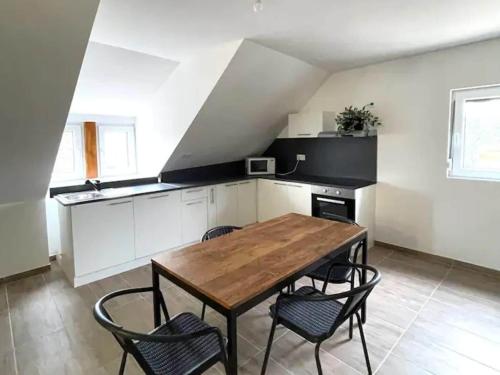 Dapur atau dapur kecil di Apartment for 4 people, in the heart of Alsace