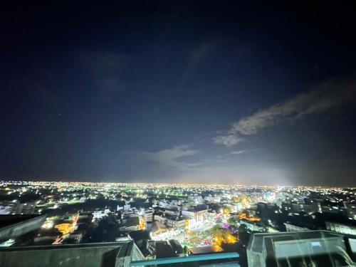 a view of a city at night at 天天泡湯 in Yilan City