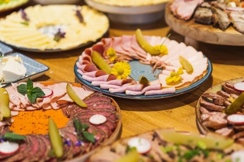 Jídlo v bed and breakfast nebo okolí