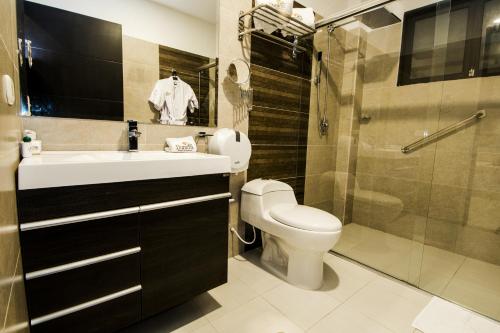 Ένα μπάνιο στο Hotel Boutique Duranta
