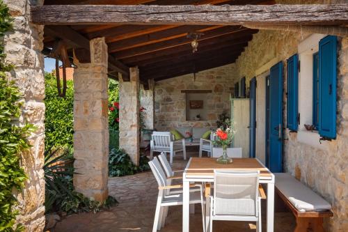 Αίθριο ή υπαίθριος χώρος στο Villa Paradiso