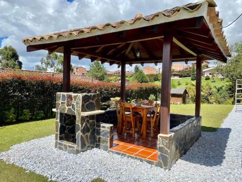 Сад в Acogedora casa de campo con excelente ubicación