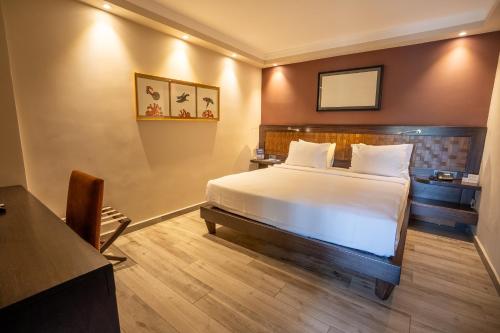 Resa Hotel Göcekにあるベッド