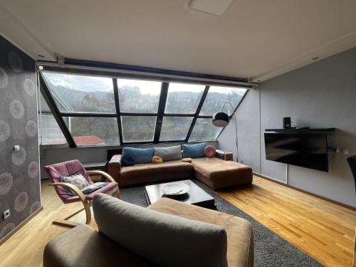Amazing Penthouse old town 휴식 공간