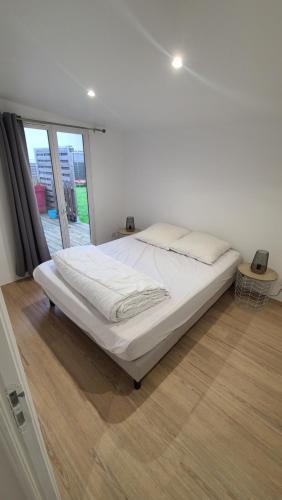 Postel nebo postele na pokoji v ubytování Petit séjour en chalet