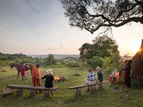 Landskap semula jadi dekat dengan lodge