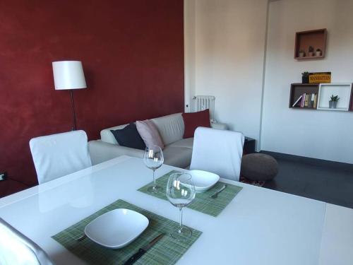 Ein Sitzbereich in der Unterkunft Bilocale luminoso e accogliente zona Marche