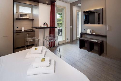 Kuchyň nebo kuchyňský kout v ubytování Best Western Plus Hotel Modena Resort
