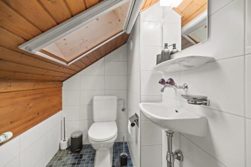 Koupelna v ubytování Cosy appartement lumineux et spacieux à Charmey