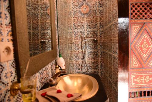 Koupelna v ubytování Riad Du Petit Prince