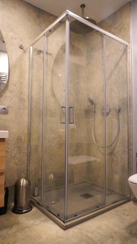 Koupelna v ubytování Apartmán u potoka