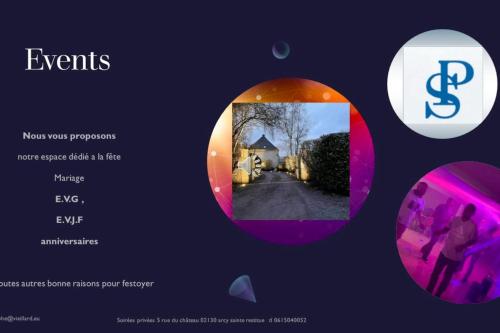 a page of a website with three different pictures at Maison de 4 chambres avec jardin clos et wifi a Arcy Sainte Restitue in Arcy-Sainte-Restitue