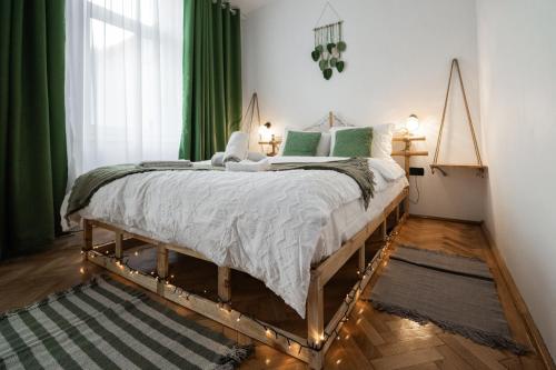Letto o letti in una camera di Casa Basarab Brasov
