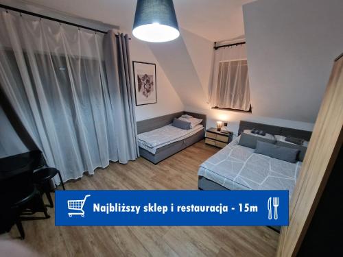 Posteľ alebo postele v izbe v ubytovaní Małe Ciche 36j PRZY OSTREWKACH, Widok na góry, Blisko do wyciągu narciarskiego, Idealne miejsce na wypad w góry -tarasówka-zgorzelisko-rusinowa polana-gesia szyja-palenica-wiktorówki-morskie oko