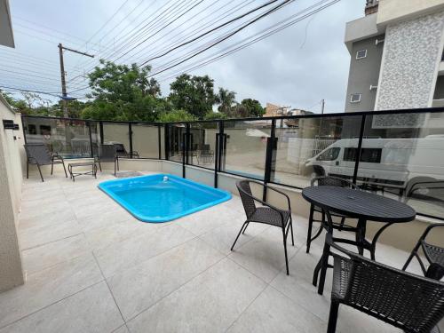 Balkoni atau teres di Residencial YÜMA