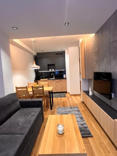 Kuchyň nebo kuchyňský kout v ubytování Apartment 202 - Aparthotel Zlatni Javor