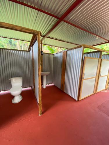 Koupelna v ubytování Fare Hau Camp