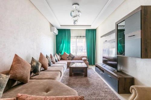 Zona de estar de Appartement Marrakech Gueliz