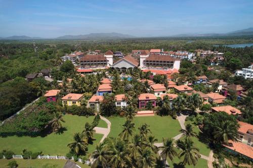 an aerial view of a resort at Radisson Blu Resort, Goa in Cavelossim