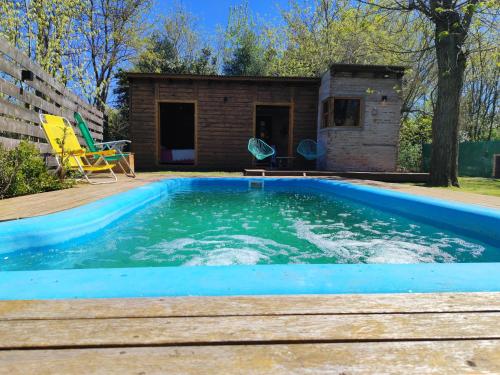 Πισίνα στο ή κοντά στο Cabaña La Soñada, aire puro y naturaleza