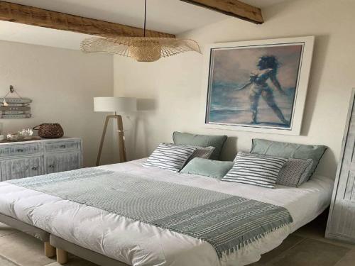 Katil atau katil-katil dalam bilik di Villa Cap d'Agde, 5 pièces, 8 personnes - FR-1-607-182