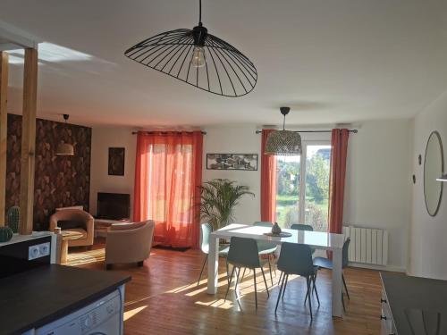 Posezení v ubytování Maison Ô calme