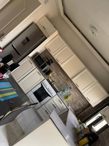 Dapur atau dapur kecil di Hôtel Résidence Aïcha Tambacounda