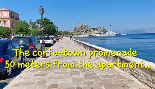 Kép AAY- Best Corfu Town & Sea Apart 2bedroom Renovated + lift / Comfy&Design+WiFi szállásáról Korfuban a galériában