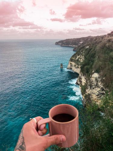 Naturlandskabet i nærheden af villaen