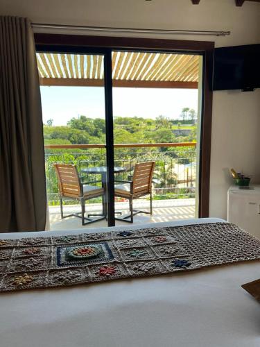 Μπαλκόνι ή βεράντα στο Pousada Villa Canaã