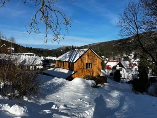 Paisaje cerca de este chalet de montaña