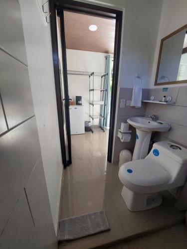 Koupelna v ubytování Hotel Carlota Tamarindo