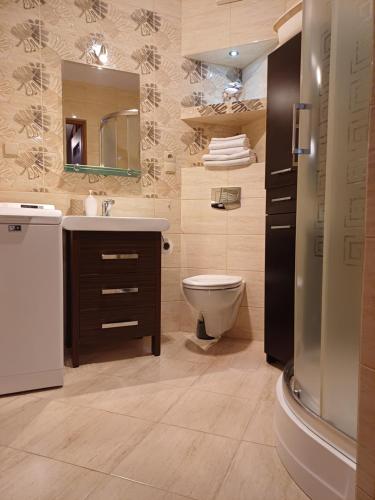 Kúpeľňa v ubytovaní Apartament pod Nosalem