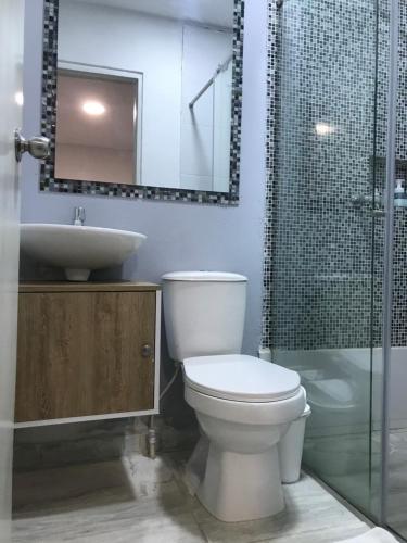 Salle de bains dans l'établissement Casa Encanto Manga