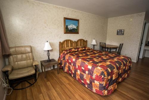 Krevet ili kreveti u jedinici u okviru objekta Neu Lodge Motel