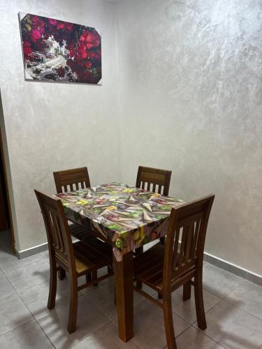 Ruang duduk di Appartement neuf Ahlan 2 chambres
