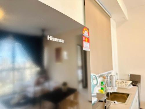 a hospital room with ahiemer sign on the wall at New 2BR or 3BR Cozy Urban Suite Homestay at Georgetown8-10pax by URBAN STAYCATIONS LOD in Jelutong