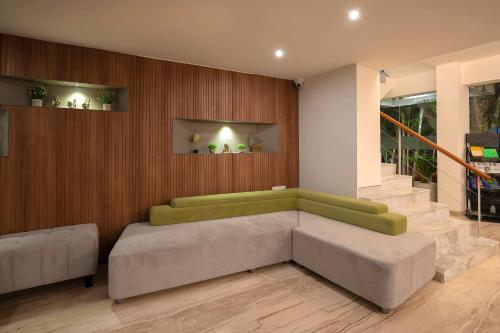 Un lugar para sentarse en Nest By Rivido Apart Hotel, Bannerghatta road